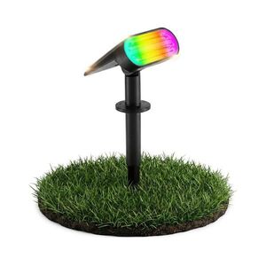 SmartLED LED RGB napelemes lámpa 2 az 1-ben LED/3, 7V 1200 mAh IP54 fekete 5925 kép