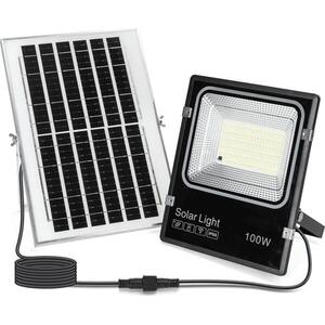 B.V. -LED Napelemes reflektor LED/100W/3, 2V 2000mAh 3000K/4000K/6500K IP66 + távirányító B1020133B kép