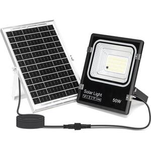 B.V. -LED Napelemes reflektor LED/50W/3, 2V 1200mAh 3000K/4000K/6500K IP66 + távirányító B1020133A kép