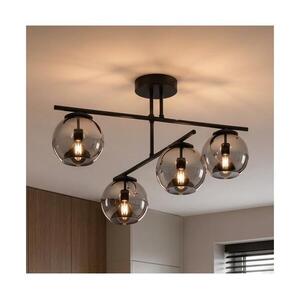 BRILAGI - Felületre szerelhető csillár DIOR 4xE27/60W/230V fekete/füstszürke 59-036B kép