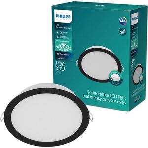 Philips MESON 080 5, 5W 40K BK recessed kép