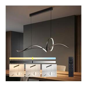 BRILAGI - LED, fényerőszabályozható kábeles függeszték SIGNATURE LED/55W/230V 120x23 cm fekete + távirányító BRI912 kép