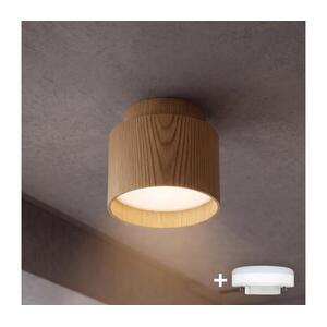 BRILAGI - LED spotlámpa BACKLIT 1xGX53/15W/230V+LED/3W Ø 8 cm tölgy dekor WO-E14-G04-WOOD-OEM kép