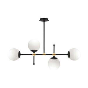 Kruva fekete függőlámpa, magasság 57 cm - Squid Lighting kép