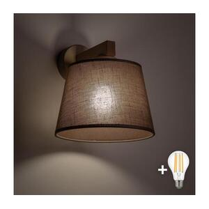 BRILAGI - LED fali lámpa LATTE SABIA 1xE27/15W/230V fenyő/barna 11556 kép