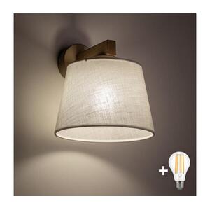 BRILAGI - LED fali lámpa LATTE SABIA 1xE27/15W/230V fenyő/fehér 11557 kép