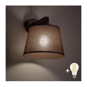 BRILAGI - LED fali lámpa LATTE 1xE27/15W/230V fenyő/barna 11560 kép