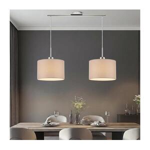 Eglo - LED csillár zsinóron TUNJA 2xE27/60W/230V bézs 1xEG32519+2xNSTK9969 kép