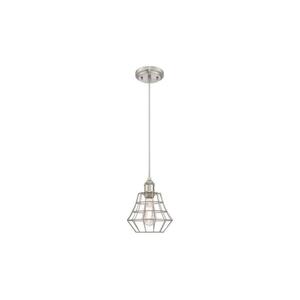 Westinghouse 6337240 - Kábeles csillár NATHAN 1xE27/60W/230V átm. 19 cm ezüst 6337240 kép