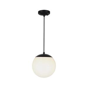 Kültéri függőlámpa kábellel 1xE27/60W/230V át mérő 20 cm IP44 fekete 11825 kép