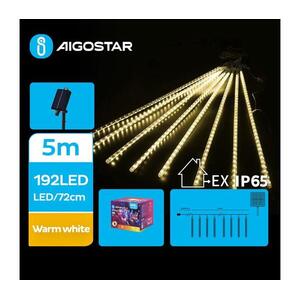 B.V. - LED Napelemes fényfüzér 192xLED/8m IP65 meleg fehér B10201OM8 kép