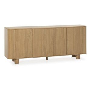 Natúr színű komód tölgyfa dekorral 180x75x40 cm Padoc – MOME kép