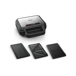 Tefal - Szendvics készítő ULTRA COMPACT 3in1 700W/230V fekete/króm SW383D10 kép