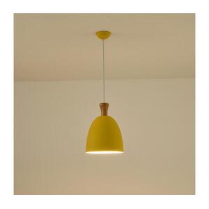 Eurolamp Csillár zsinóron 1xE27/15W/230V sárga átm. 23 cm 144-24120 kép