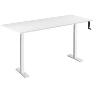 AlzaErgo Table ET3 Essential, fehér + asztallap, 160 × 80 cm, laminált, fehér kép