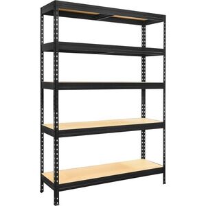 PRAKTIK polc 1800x1200x450/5 fekete, 275 kg kép