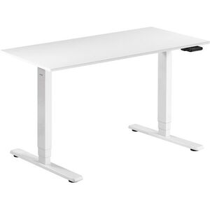 AlzaErgo Table ET1 Essential, fehér + asztallap, 120 × 80 cm, laminált, fehér kép
