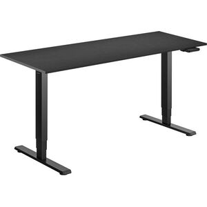 AlzaErgo Table ET1 Essential fekete + asztallap 160×80 cm laminált fekete kép