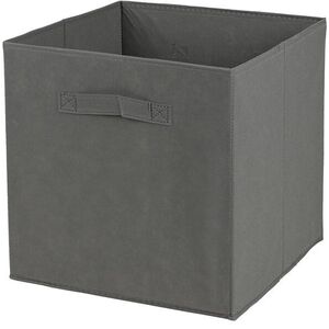 Dochtmann Kallax textil tárolódoboz, sötétszürke, 31 × 31 × 31 cm kép