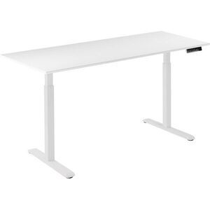 AlzaErgo Table ET2, fehér + asztallap, 160×80 cm, laminált fehér kép