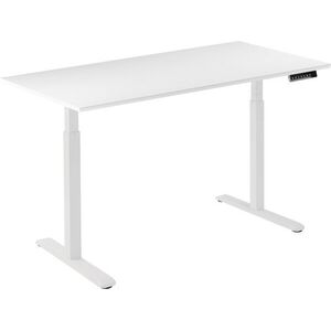 AlzaErgo Table ET2, fehér + asztallap, 120×80 cm, laminált fehér kép
