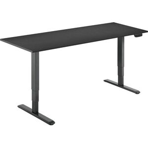 AlzaErgo Table ET1 NewGen fekete + 160×80 cm-es fekete laminált asztallap kép