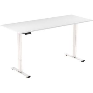 AlzaErgo Table ET2 Essential fehér + asztallap 160×80 cm laminált fehér kép