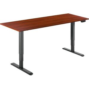 AlzaErgo Table ET1 NewGen fekete + TTE-03 160x80 cm barna asztallappal kép