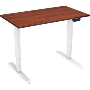 AlzaErgo Table ET1 NewGen, fehér + asztallap, 120×80 cm, laminált gesztenye kép