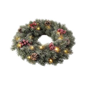 - LED Karácsonyi koszorú LED/2xAA á. 40 cm 50004960 kép