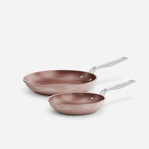 FABINI Meda 5.0 Pro serpenyő szett, 20cm + 26cm, 2 részes, barackrózsaszín kép