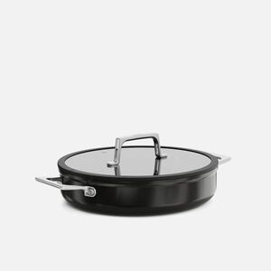 FABINI Meda 5.0 Pro tálaló tegame serpenyő, 28cm, fekete kép