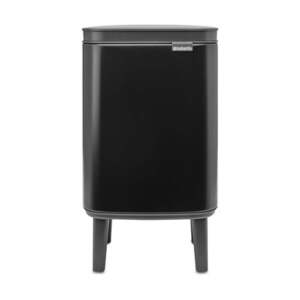 Matt fekete acél szemetes 4 l Bo Hi – Brabantia kép
