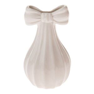 Krémszínű porcelán váza (magasság 12 cm) – Dakls kép