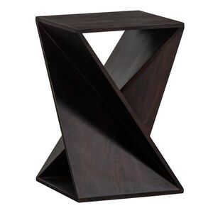 Akácfa tárolóasztal 41x41 cm Ikem – WOOOD kép
