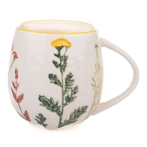 Fehér porcelán bögre 500 ml Flower Garden – Dakls kép