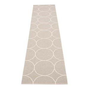 Krémszínű kültéri-beltéri futószőnyeg 70x300 cm Boo Linen – Pappelina kép