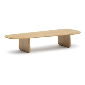 Natúr színű tölgyfa dohányzóasztal 64x146 cm Pirita – Kave Home kép