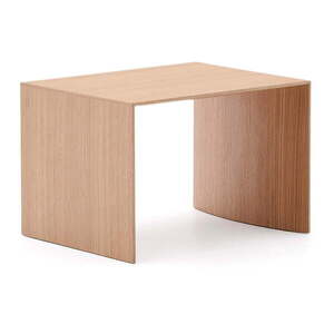 Tárolóasztal tölgyfa dekorral 40x55 cm Litto – Kave Home kép