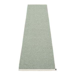 Világoszöld kültéri-beltéri futószőnyeg 60x250 cm Mono Sage Army – Pappelina kép