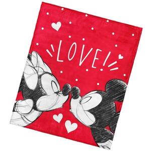 Kaptan gyerektakaró Mickey & Minnie Mouse Love 130 × 160 cm kép