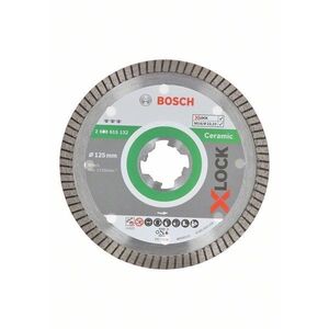 BOSCH X-LOCK Gyémánt vágótárcsa Best for Ceramic Extraclean Turbo rendszer kép