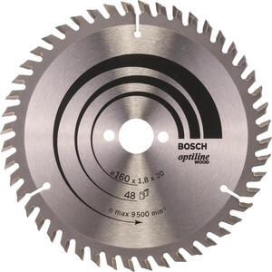 Bosch fafűrészlap Optiline Wood 160 x 20/16 x 1, 8 mm, 48 2.608.641.172 kép