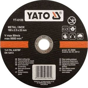 Yato fémvágó korong 230 x 22 x 2, 0 mm INOX kép