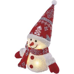 EMOS LED világító karácsonyi hóember, beltéri, meleg fehér, 25cm, 3x AAA kép