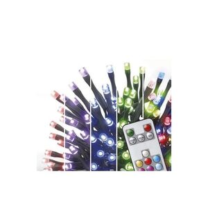LED RGB Karácsonyi kültéri lánc 96xLED/72 mód 13m IP44 + távirányító D4AA02 kép