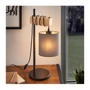 BRILAGI - Asztali lámpa NUBILA 1xE27/40W/230V barna/fekete/antracit EG780173+BG1574 kép