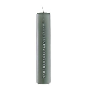 adventi számos gyertya 25 cm, zöld kép