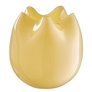 SOPHIE üveg váza Ø18cm , sárga kép