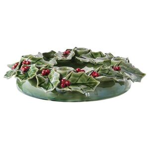 ILEX kerámia adventi koszorú Ø26cm kép